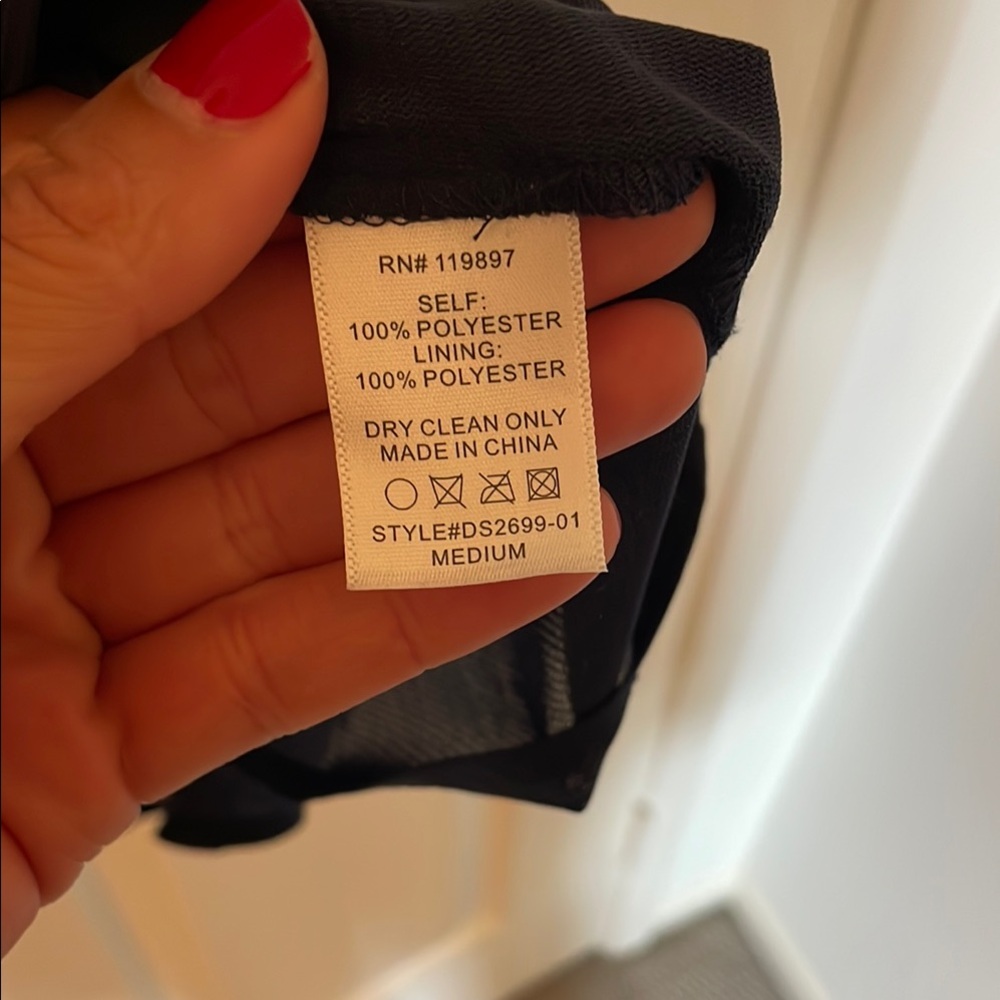 Urban Outfitters Collective Concepts Blue Floral V-Neck Dress Sz M - Picture 5 of 10